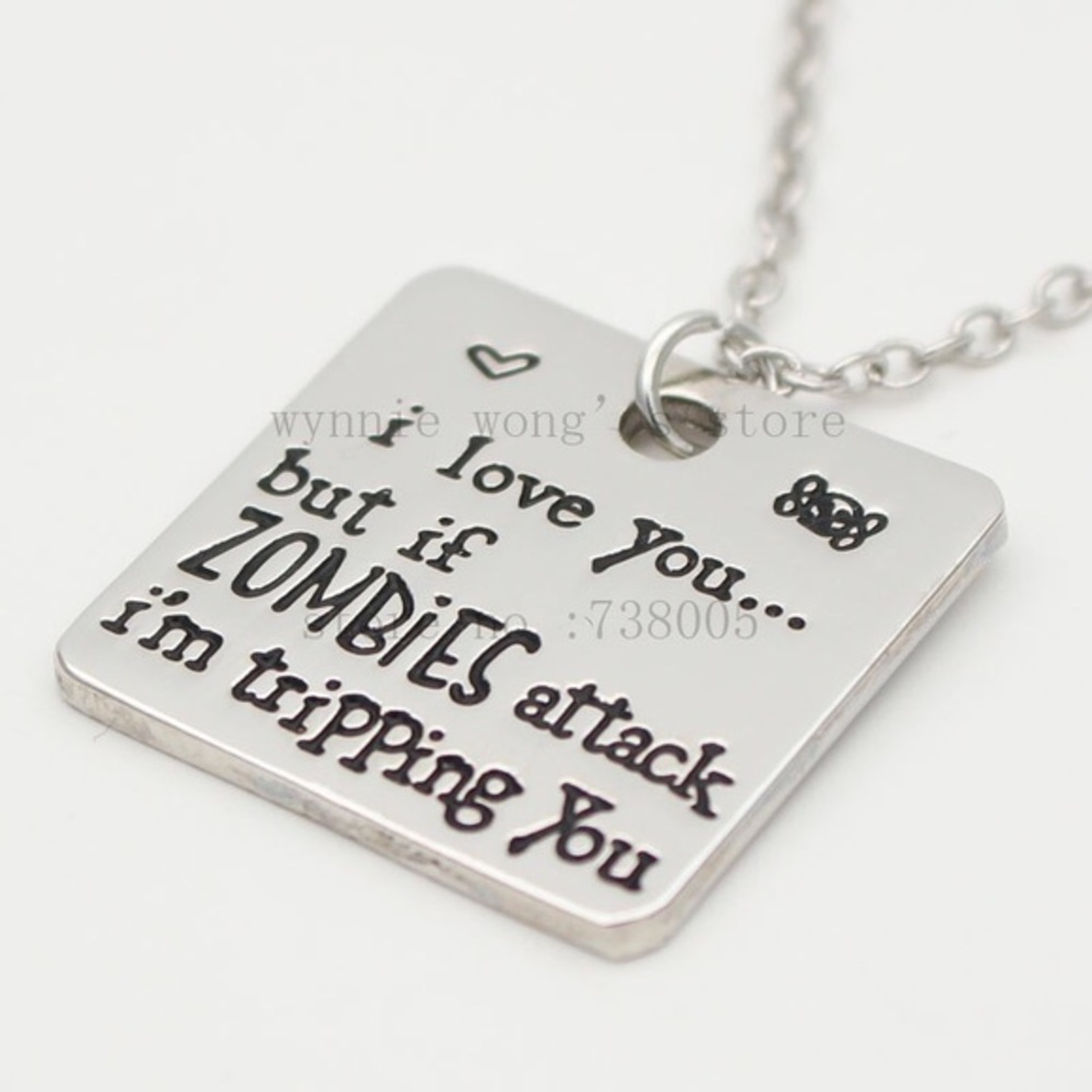 💛If zombies attack necklace. - Picture 1 of 3